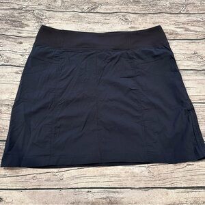 NWT Prana Stretch A-Line Active Skort in black Size XL Gorpcore, travel